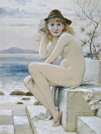 Girl with Shell by William Stephen Coleman